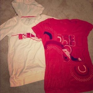 2 Reebok Maternity Tees